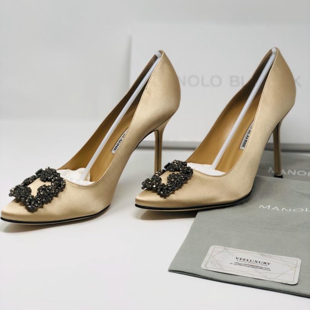 ❗️SOLD❗️manolo Blahnik hangisi 105mm pump - Picture 2 of 8